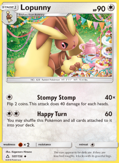 Lopunny - pokemon TCG Card