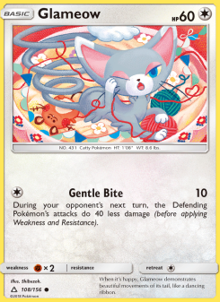 Glameow - pokemon TCG Card