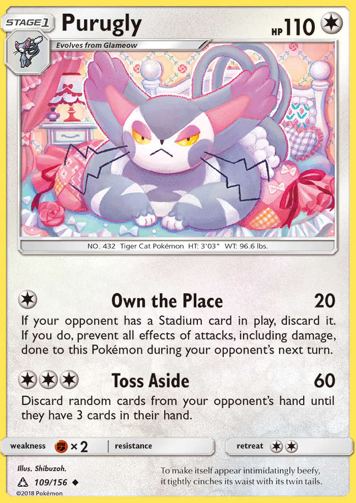 Purugly - Pokémon TCG Card