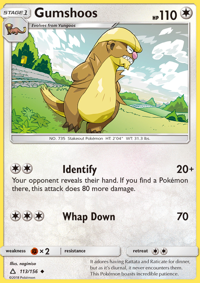 Gumshoos - Pokémon TCG Card