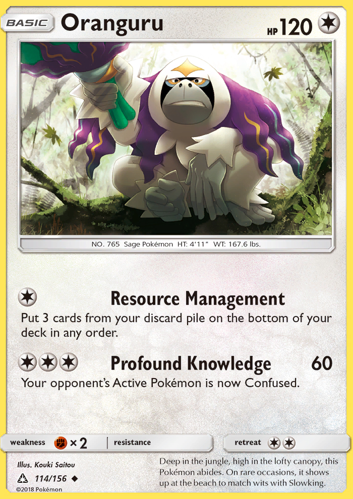 Oranguru - Pokémon TCG Card