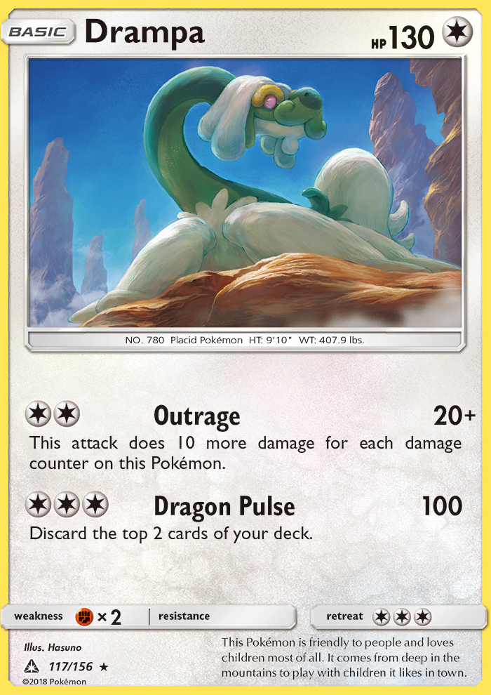 Drampa - Pokémon TCG Card