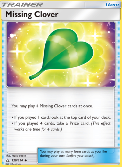 Missing Clover - pokemon TCG Card