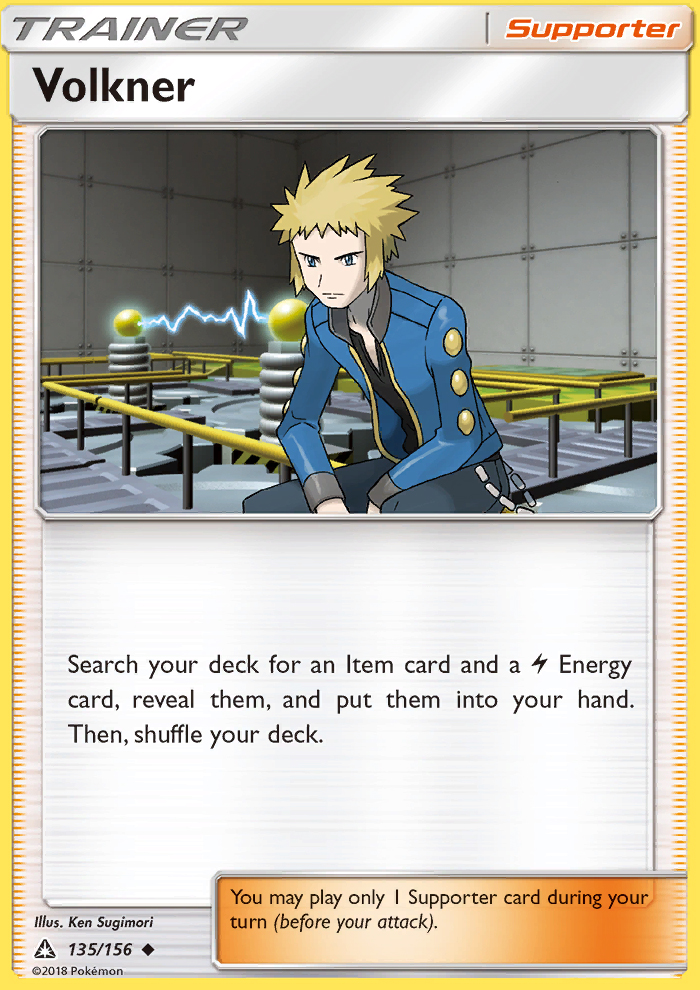 Volkner - Pokémon TCG Card