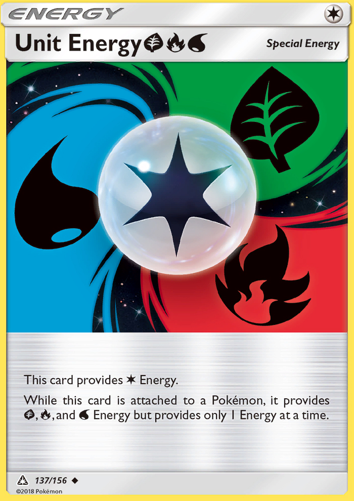 Unit Energy GrassFireWater - Pokémon TCG Card