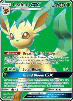 Leafeon GX - pokemon TCG Card