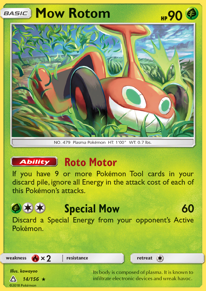 Mow Rotom - Pokémon TCG Card