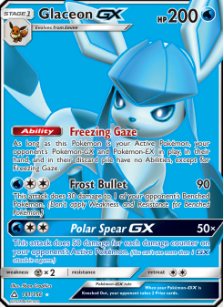 Glaceon GX - pokemon TCG Card
