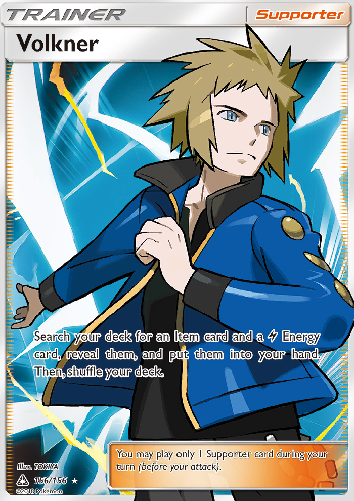 Volkner - Pokémon TCG Card