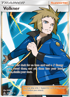 Volkner - pokemon TCG Card