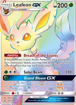 Leafeon GX - pokemon TCG Card