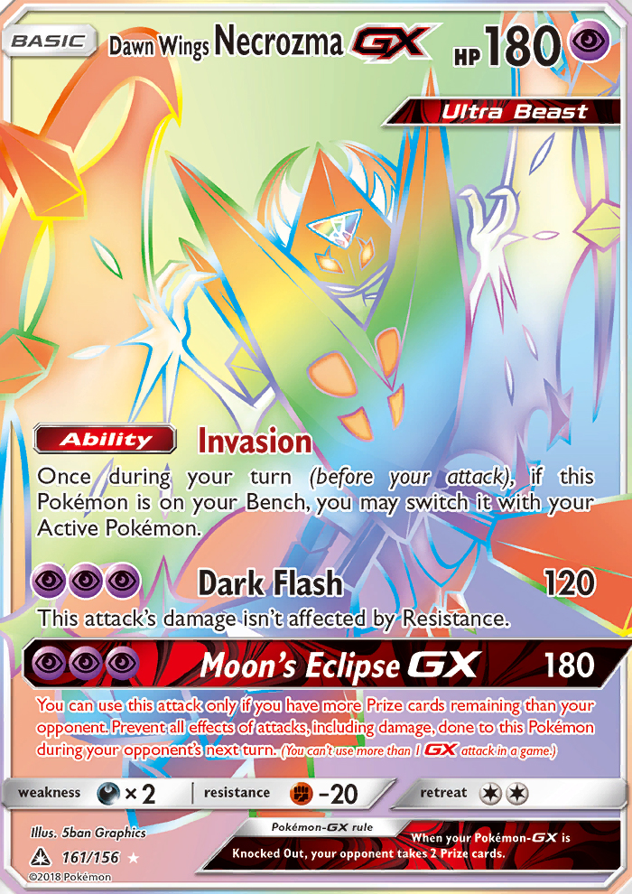 Dawn Wings Necrozma GX - Pokémon TCG Card