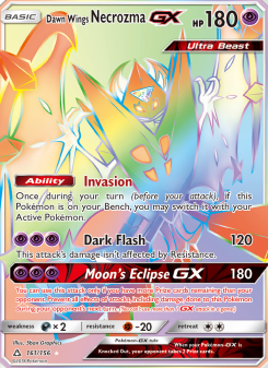 Dawn Wings Necrozma GX - pokemon TCG Card