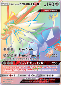 Dusk Mane Necrozma GX - pokemon TCG Card