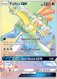 Palkia GX - pokemon TCG Card