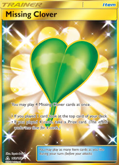 Missing Clover - pokemon TCG Card