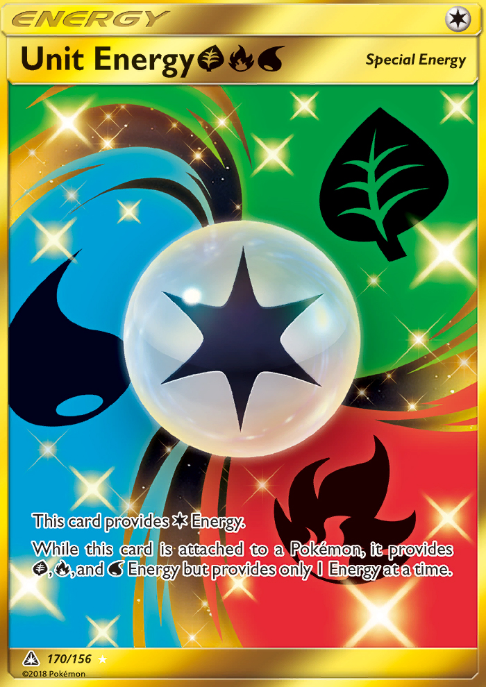 Unit Energy GrassFireWater - Pokémon TCG Card