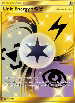 Unit Energy LightningPsychicMetal - pokemon TCG Card