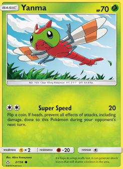 Yanma - pokemon TCG Card