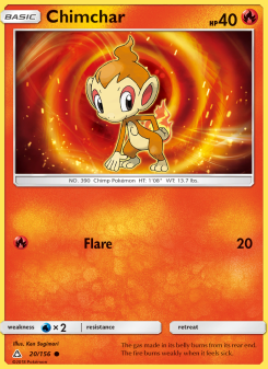 Chimchar - pokemon TCG Card