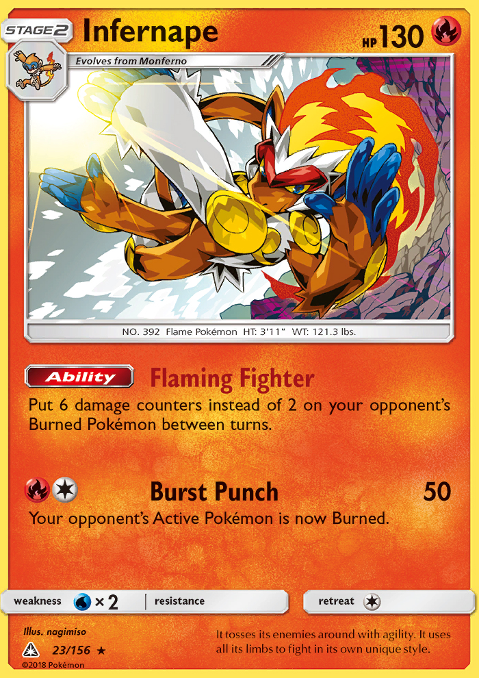 Infernape - Pokémon TCG Card