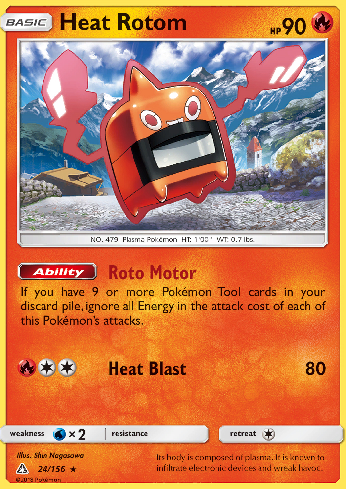 Heat Rotom - Pokémon TCG Card