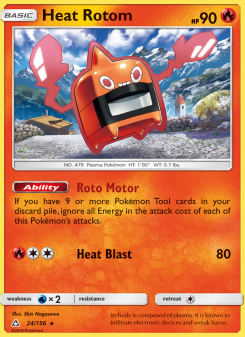 Heat Rotom - pokemon TCG Card