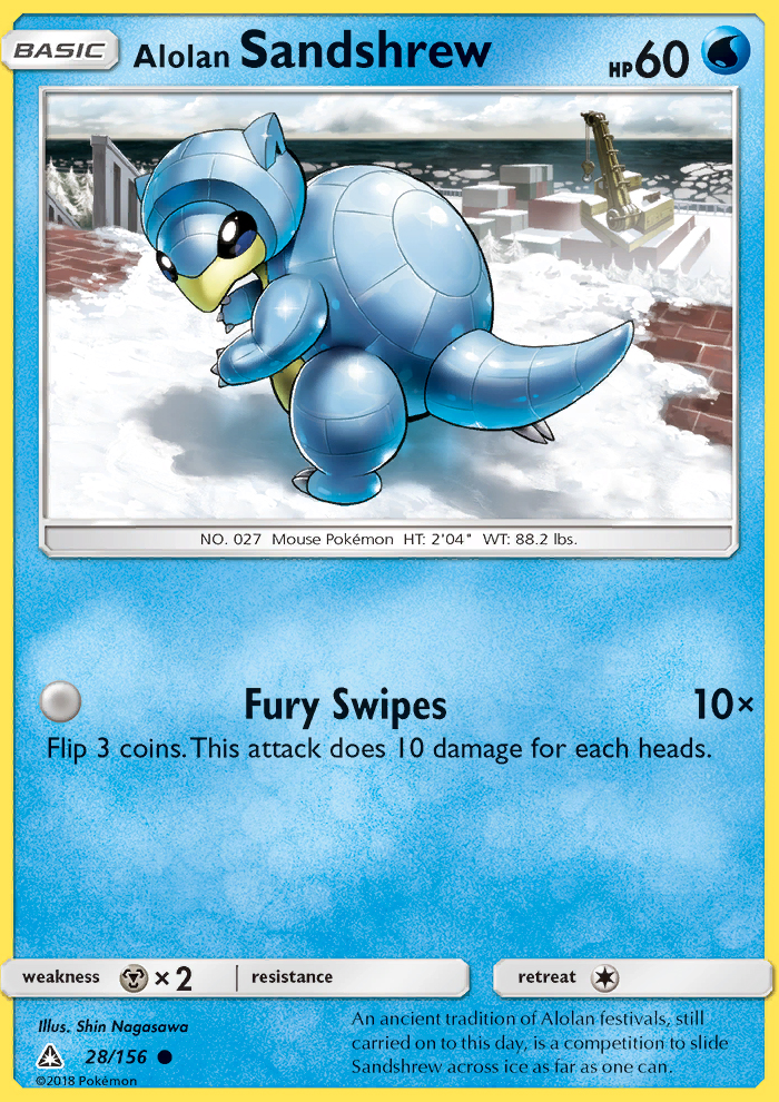 Alolan Sandshrew - Pokémon TCG Card