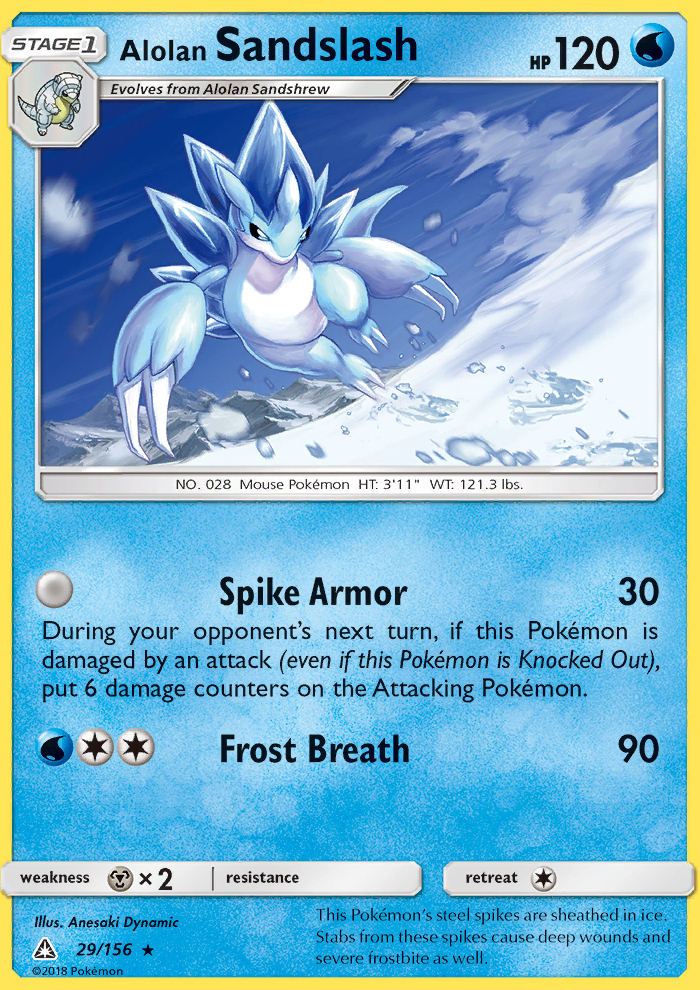 Alolan Sandslash - Pokémon TCG Card