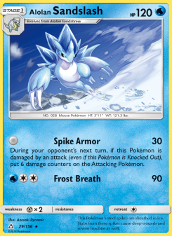 Alolan Sandslash - pokemon TCG Card