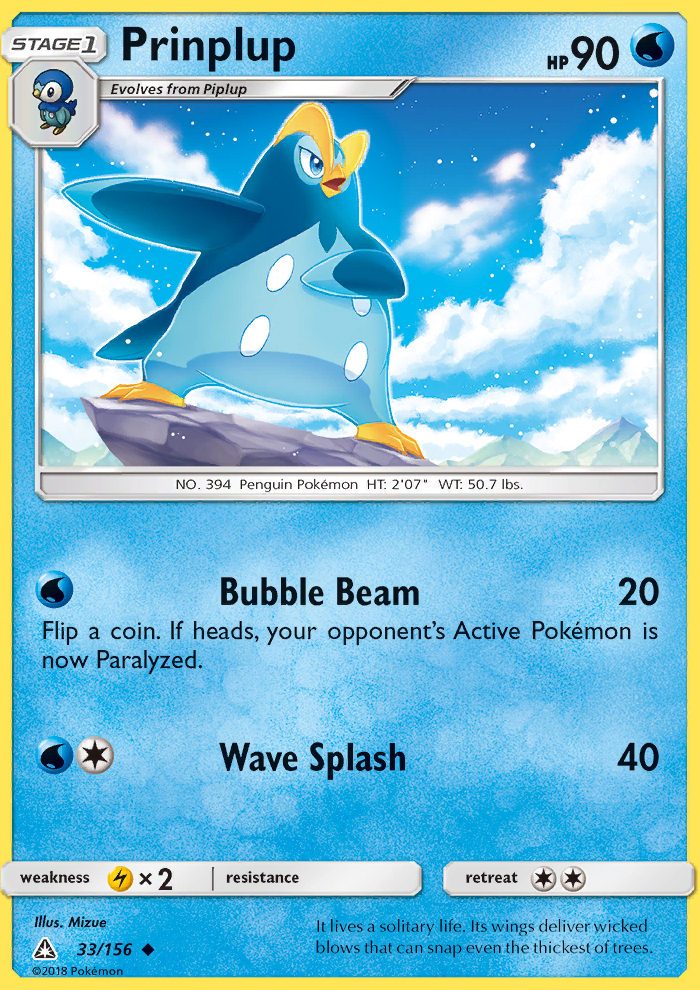 Prinplup - Pokémon TCG Card