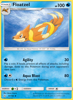 Floatzel - pokemon TCG Card