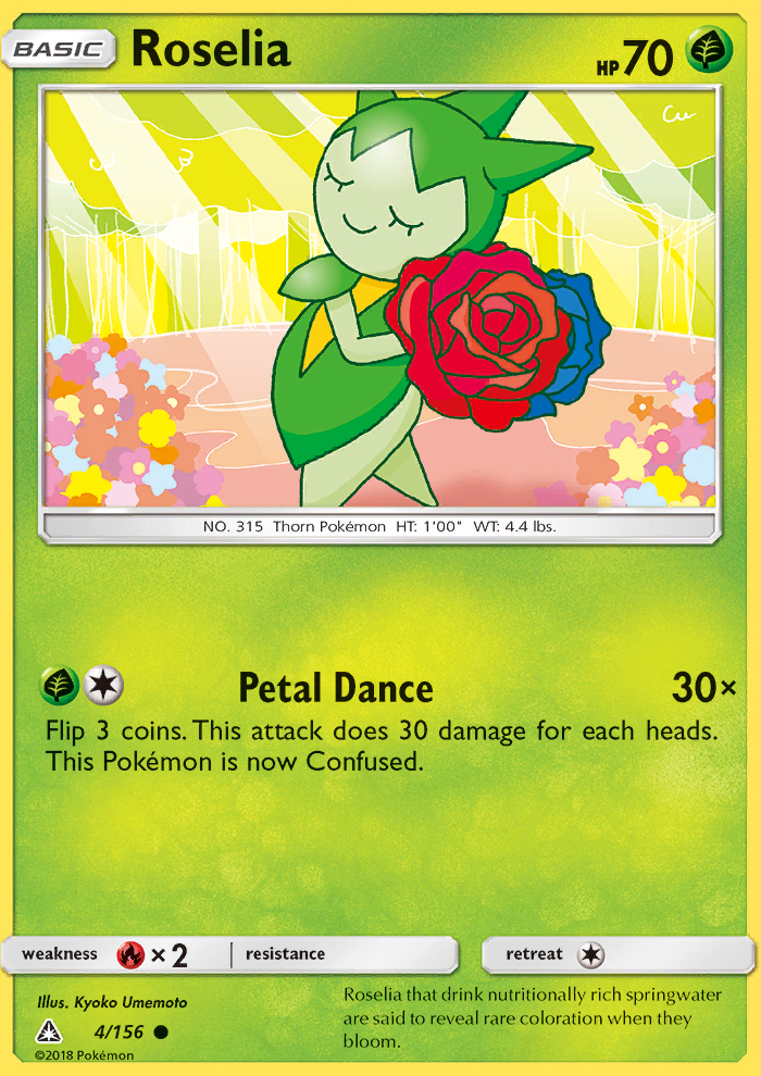 Roselia - Pokémon TCG Card