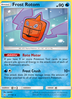 Frost Rotom - pokemon TCG Card