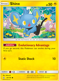 Shinx - pokemon TCG Card