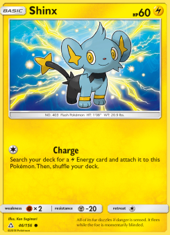 Shinx - pokemon TCG Card