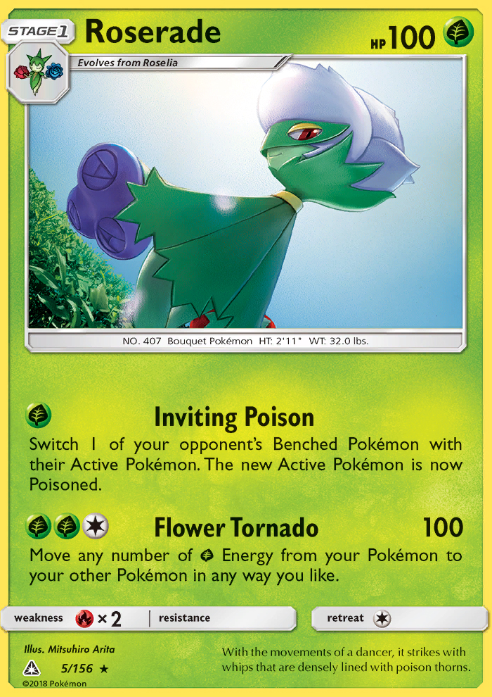 Roserade - Pokémon TCG Card