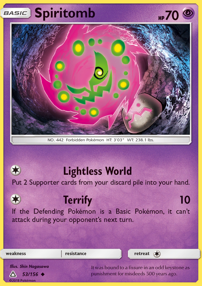 Spiritomb - Pokémon TCG Card