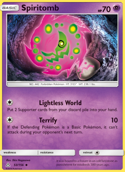 Spiritomb - pokemon TCG Card