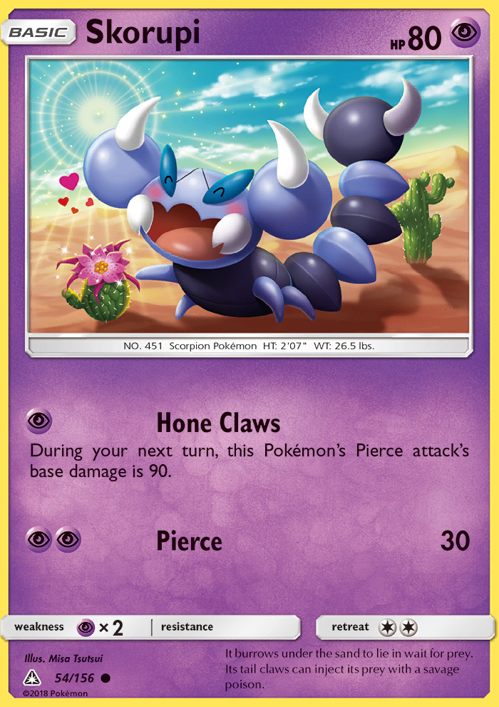 Skorupi - Pokémon TCG Card