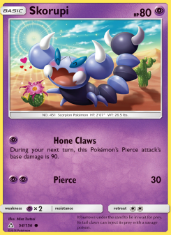 Skorupi - pokemon TCG Card