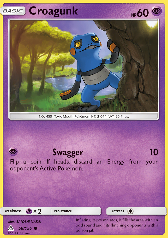 Croagunk - Pokémon TCG Card
