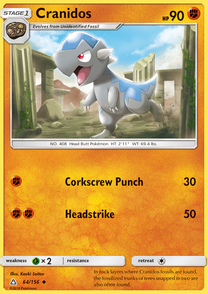 Cranidos - Pokémon TCG Card