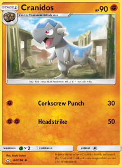 Cranidos - pokemon TCG Card