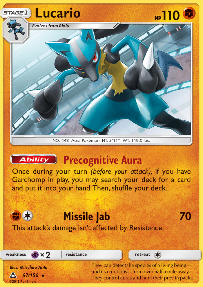 Lucario - Pokémon TCG Card