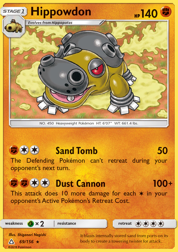 Hippowdon - Pokémon TCG Card