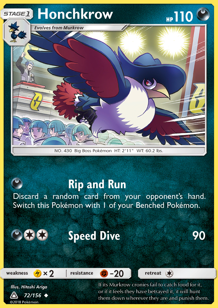 Honchkrow - Pokémon TCG Card