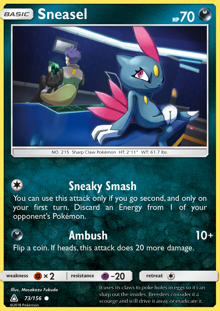 Sneasel - Pokémon TCG Card