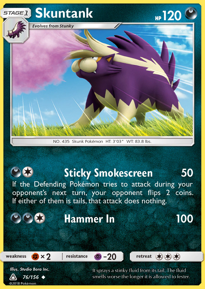 Skuntank - Pokémon TCG Card
