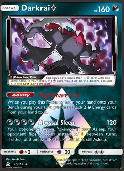 Darkrai ◇ - pokemon TCG Card